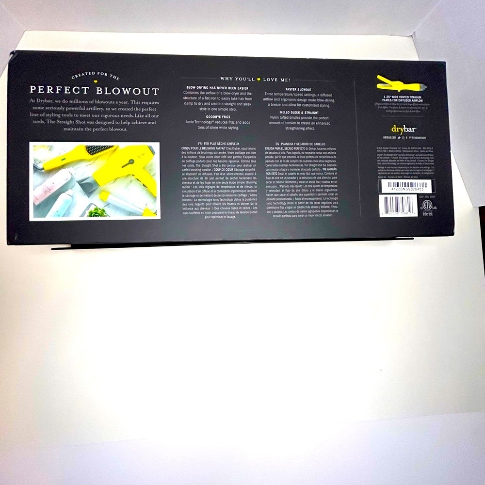 Drybar Yellow Styling Tool with Premium Accents. New in Box. Men or women - Picture 5 of 9